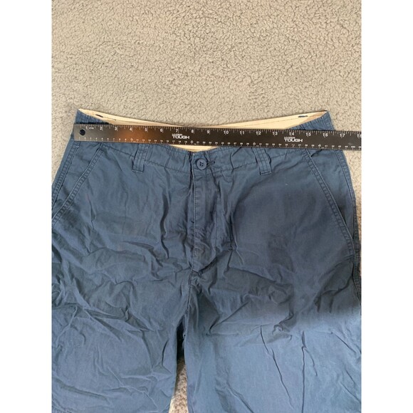 Mens Dockers Navy Blue Shorts Size 34 100% Cotton w/ Pockets - Picture 3 of 10